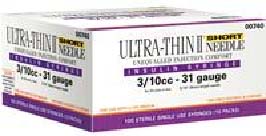 AIMSCO 31g 3/10cc Insulin Syringe