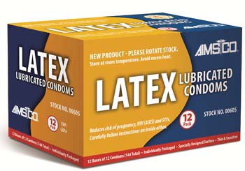 AIMSCO Latex Lubricated Condoms